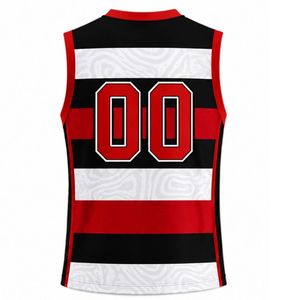 Customized Red Black White Volleyball Sleeveless Shirt Team Sportswear Athletic Top Training Competition Uniform Apparel - Product Image 2