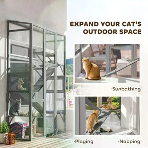 Albero per Gatti con Stampa Floreale per Case e Mobili per Animali Domestici - Nessuna Spedizione nel Fine Settimana - Product Image 4