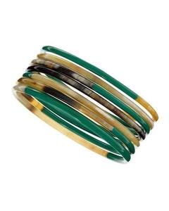 Brazalete de cuerno natural hecho a mano, artículo decorativo ecológico, producto de la India por madiha art and crafts - Product Image 1