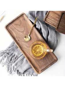 Plateau rond en bois d'acacia fait main, idéal pour servir fromages et fruits secs – Nouveauté très prisée - Product Image 5