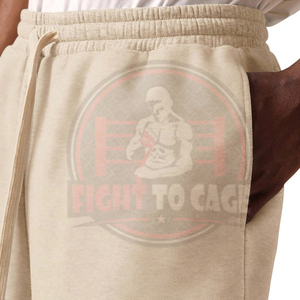 Shorts décontractés pour hommes en coton, taille élastique, avec poches arrière, cordon de serrage, longueur genou, coupe ample, confortables pour le jogging et la détente - Product Image 5