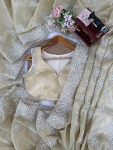 ชุดเลเฮนกาผ้าไหมวิชิตร้าพรีเมียร์เรดดี้แวร์ สำหรับงานแต่งงาน งานปาร์ตี้ งานดิวาลี ฤดูใบไม้ผลิ ฤดูใบไม้ร่วง ฤดูหนาว สไตล์ดั้งเดิม สวยสง่าแบบชาติพันธุ์ - Product Image 5