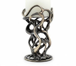 <b>large</b> <b>candle</b> holder oversized <b>candle</b> holder geometric <b>candle</b> holder abstract <b>candle</b> holder art decor - Product Image 2