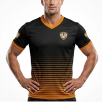 Maillot de football professionnel Mawra, personnalisable avec numéro et nom, sublimation intégrale, manches courtes, unisexe, tenue de sport performante