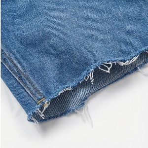 Fashion Women High Rise <b>Denim</b> Shorts Customized Color <b>Stretch</b> Fabric Jeans Side Split Pants Summer Casual Streetwears - Product Image 6