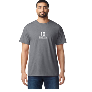 Camiseta de algodón para hombre, informal, de manga corta, cuello redondo, suave, cómoda, básica, lisa, a la moda, en color Heather. - Product Image 2