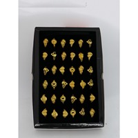 Nouvelle mode multiples formes micro plaqué bague de mariage bijoux à la mode bague pour femmes classique et luxe élégant anneau