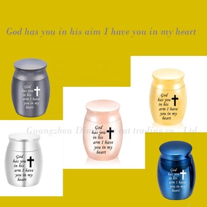 Toptan Özel Mini Modern Tarz Alüminyum Alaşımlı Evcil Hayvan Kremasyon Urnleri Köpek ve İnsan Külleri için Cenaze Hatırası - Product Image 2