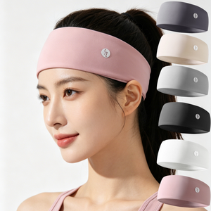 Custom Logo Fitness Yoga Running Head Band Sweat Absorbing Sweat-Wicking <b>Sport</b> <b>Headband</b> - Product Image 1
