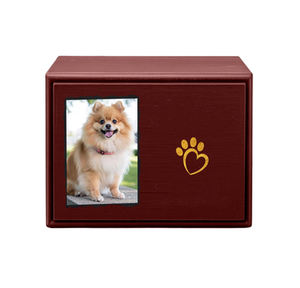 Urna de Madera para Cenizas de Mascotas, Urnas de Madera para Cenizas de Perros y Gatos, Urnas de Madera de Palisandro a Bajo Precio - Product Image 1