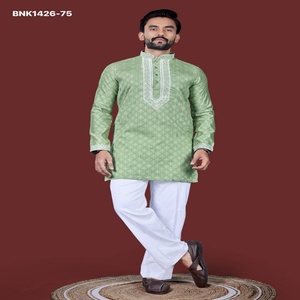 New Variety <b>Silk</b> with Traditional Design Embroidered Readymade Full-Sleeve Short-<b>Kurta</b> Collection Manufacturer from Surat - Product Image 1