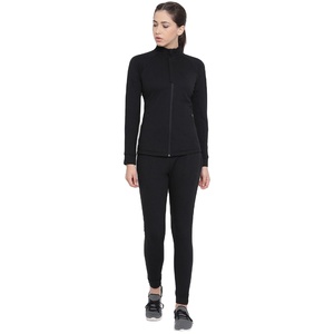 Chándal con capucha para mujer al aire libre, chándal para correr, chándal de poliéster Spandex de invierno para mujer, conjuntos de 2 piezas, conjuntos de tela Trinda - Product Image 1