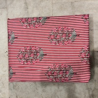 Sacs en tissu de coton imprimé de qualité supérieure, à rayures florales, écologiques, biologiques, antibactériens, à séchage rapide, légers, en textile indien