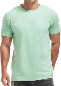 Camiseta Unisex de Alta Gama, 100% Algodón Tejido, Estilo Vintage, Lisa, Manga Corta, Corte Regular, Logotipo Personalizado, Anti-Pilling - Product Image 2