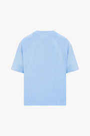 Camiseta Extra Grande Azul Claro para Hombre, 100% Algodón, Cuello Redondo, Estilo Casual Urbano, Corte Regular, Etiqueta Privada Personalizada, Secado Rápido - Product Image 6