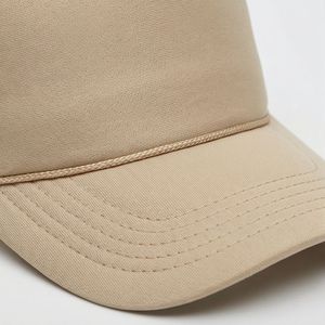 Gorras de béisbol trucker de malla color bronceado, de algodón, con visera, de ajuste flexible, unisex, para hombre y mujer, para exteriores, de moda, para actividades al aire libre, de alta calidad. - Product Image 4