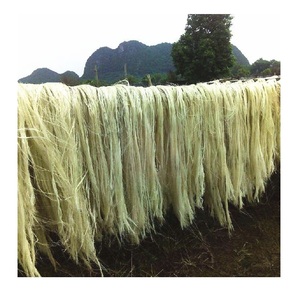 Fibra de sisal de aproximadamente 90 cm, fibra de sisal ecológica utilizada para la fabricación de techos. - Product Image 1