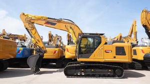 Chenillard robuste d'occasion de 3000 kg de couleur jaune avec bras hydraulique renforcé et godet haute performance pour les projets de développement de terrains - Product Image 5