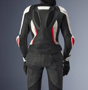 Combinaison en cuir pour motards, veste et pantalon de moto en cuir, personnalisable - Product Image 2