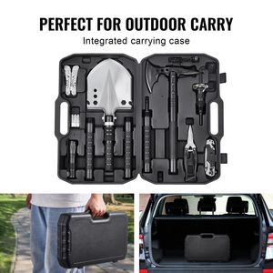 Pala pieghevole da campeggio 28 in 1 e ascia per equipaggiamento di sopravvivenza con accetta 28 In uno per Set di strumenti di sopravvivenza - Product Image 6