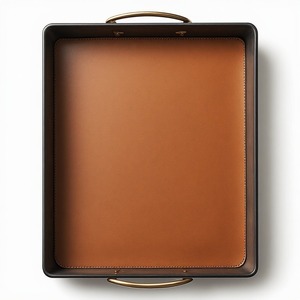 Collection de plateaux de service en cuir de qualité supérieure Imperial Artisan, conçue pour les hôtels exclusifs, les clubs privés, les maisons de luxe et les événements prestigieux. - Product Image 5