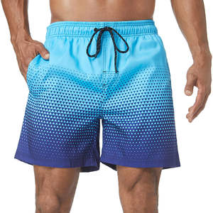 Shorts de bain décontractés unisexes en toile de coton/élasthanne respirante à séchage rapide, avec logo personnalisé, nom et marque imprimés - Product Image 5