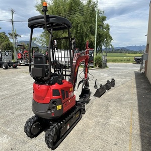 Mini-excavatrice sur chenilles de haute qualité, neuve, 2,5t, avec bras latéral, en excellent état, moteur et pompe d'origine, puissance 120kW, garantie 4 ans - Product Image 2