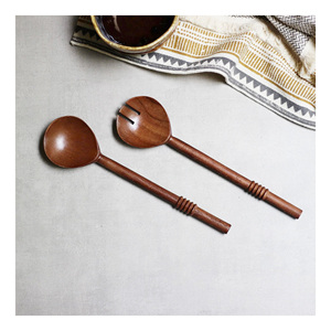 Salad Mixing Dinner Fork and <b>Spoon</b> Long Handle Salad Servers set Acacia Wood <b>Serving</b> <b>Spoons</b> Set Wooden <b>Spoon</b> & Fork Cutlery Sets - Product Image 5