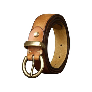 Wholesale Prices New Fashion OEM Genuine <b>Leather</b> <b>Belt</b> for Men / New Customised Made Men <b>Leather</b> <b>Belt</b> - Product Image 5