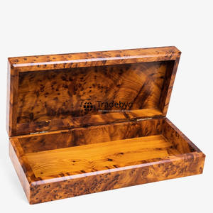 Organizador de Joyas Elegante Personalizable, Hecho a Mano con Madera Maciza de Primera Calidad, Decoración para el Hogar, Almacenamiento para Regalos - Product Image 1