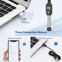 Lector RFID Portátil de Material ABS con USB, Larga Distancia de Lectura, 134.2kHz HDX FDX-B, para Escanear Etiquetas de Oreja de Ganado, Ovejas y Otros Animales