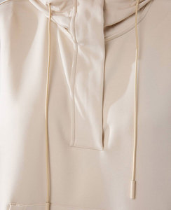 Alta calidad Unisex logotipo personalizado 280gsm pulóver sudaderas barato al por mayor mujer rosa algodón transpirable sudaderas con capucha bajo Moq - Product Image 3