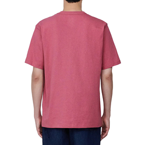 T-shirts noirs personnalisés pour hommes, manches courtes, col rond, en coton peigné, logo frontal, style formel, coupe ample, anti-boulochage, pour l'été - Product Image 5