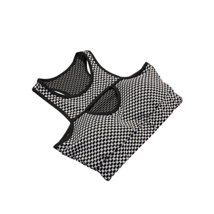 New Arrivals Women's Geometric Mesh Sports <b>Bra</b> By RA <b>Halter</b> <b>Neck</b> Medium Support Breathable Seamless Cut-Out Design Fitness Top - Product Image 6