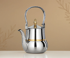 Cafetera Turca/Griega/Árabe Antigua de Cobre con Asa de Madera, para 4 Porciones, Cafetera para Estufa con Asa de Madera - Product Image 3