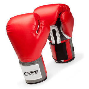 Guantes de Boxeo de Cuero con Correa Ajustable para Entrenamiento en Gimnasio, Duraderos y Cómodos, Cierre de Gancho y Bucle Antideslizante, Personalizables - Product Image 1