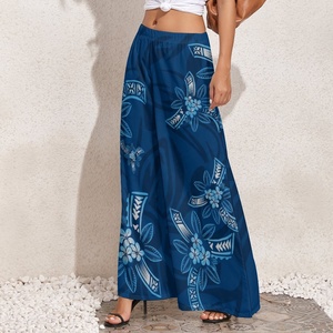 Factory Direct Summer New Pants Comfortable Loose Casual Elastic Waist Head Daily Women's <b>Trousers</b> - Product Image 6