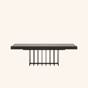 Mesa de Comedor de Madera de Lujo con Patas de Acero – Muebles Modernos para Comedor - Product Image 5
