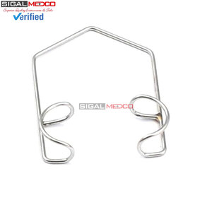 Espéculo de alambre Barraquer con hoja sólida, instrumento quirúrgico manual de acero inoxidable alemán, certificado CE para procedimientos oculares - Product Image 5