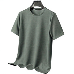 เสื้อยืดแขนสั้นผ้าฝ้าย 100% ทรงหลวมสไตล์ลำลองสำหรับผู้ชาย ลายพิมพ์เรียบง่าย เหมาะสำหรับฤดูร้อน - Product Image 3