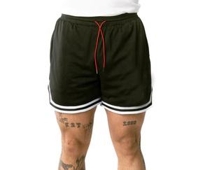 Shorts de basket-ball en mesh personnalisés, style streetwear, vêtements de sport respirants, séchage rapide, légers, confortables, shorts de sport pour hommes - Product Image 1