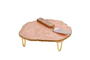 Support à gâteaux en résine écologique élégant et de haute qualité, compatible lave-vaisselle, pour gâteaux d'anniversaire, desserts de mariage, tables de fête, maison - Product Image 3