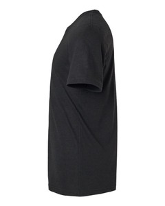 T-shirt noir à col rond en tissu épais |   T-shirt basique oversize streetwear |   T-shirt en coton premium |   Fabricant OEM personnalisé - Product Image 3