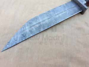 DAMAS MOTIF TORSADÉ ROSE POIGNÉE EN BOIS VIKING POMMEL VIKING SEAX NMT-2502 - Product Image 4