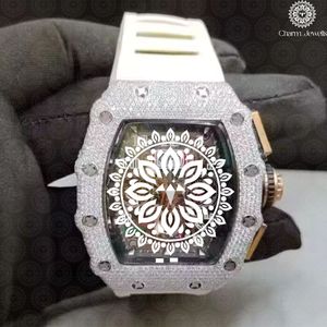 Montre mécanique de luxe pour homme en acier inoxydable, boîtier 40 mm, verre saphir, chronographe, étanche 10 bars, date automatique, bracelet en silicone - Product Image 1