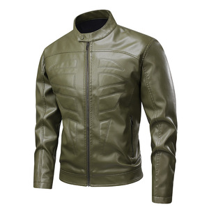 Spring Hip Hop Loose Stand Collar Washed Zipper Bomber <b>Jacket</b> for Men American Retro Dark-Style Baseball Coat - Product Image 4