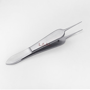 Pinzas de Sutura St. Martin de Acero Inoxidable Premium, Dentadas, para Fijación Oftálmica, Instrumento Quirúrgico Ocular para Sujeción de Micro Tejidos - Product Image 4