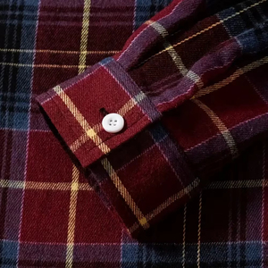 Custom Logo <b>Flannel</b> Shirt Premium Cotton Checkered Long Sleeve <b>Flannel</b> Shirt Private Label Factory <b>Flannel</b> Shirt - Product Image 6