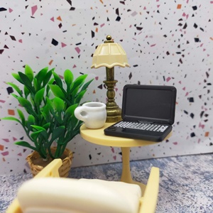 <b>Miniature</b> Laptop Tech for Doll House or Desk Setup Small Size Home Decoration for Daily Use - Product Image 5