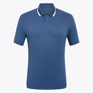 Men's <b>White</b> Short Sleeve Polo Shirt Knitted Pique Cotton Button Front Casual Regular Fit Solid Color - Product Image 2